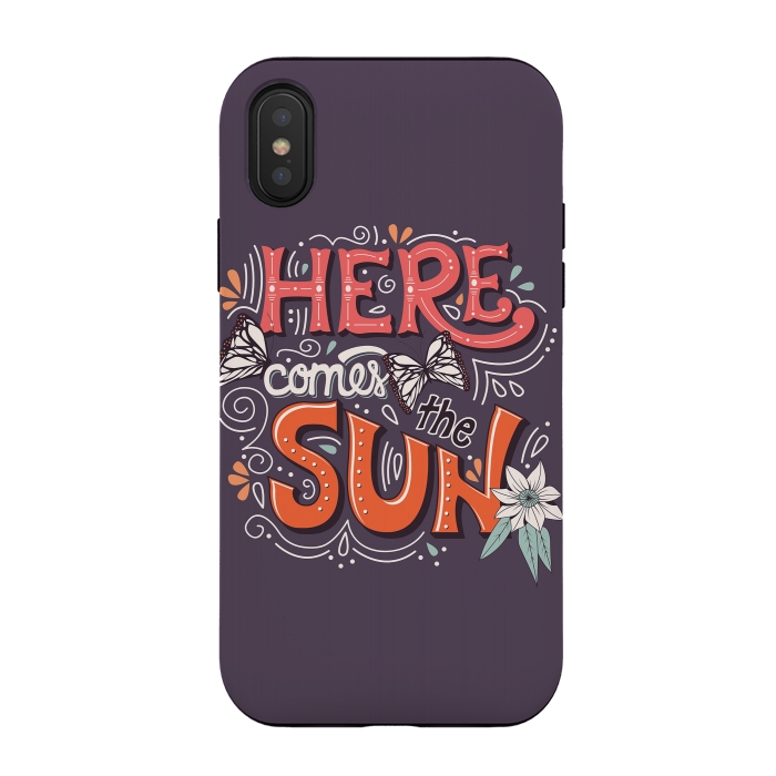 iPhone Xs / X StrongFit Here Comes The Sun 002 by Jelena Obradovic