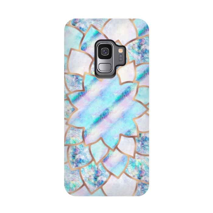 Galaxy S9 StrongFit Ice Mandala by  Utart
