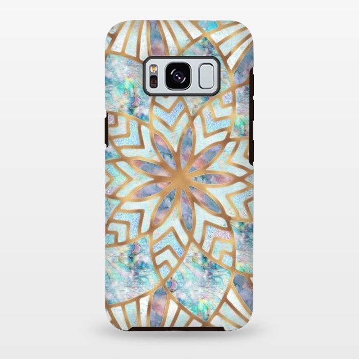 Galaxy S8 plus StrongFit Mother of Pearl Mandala by  Utart