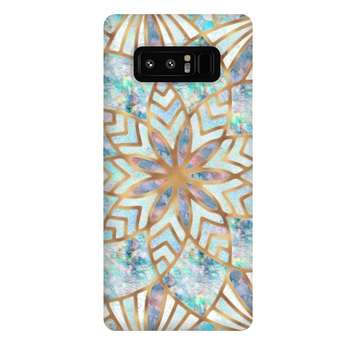 Galaxy Note 8 StrongFit Mother of Pearl Mandala by  Utart