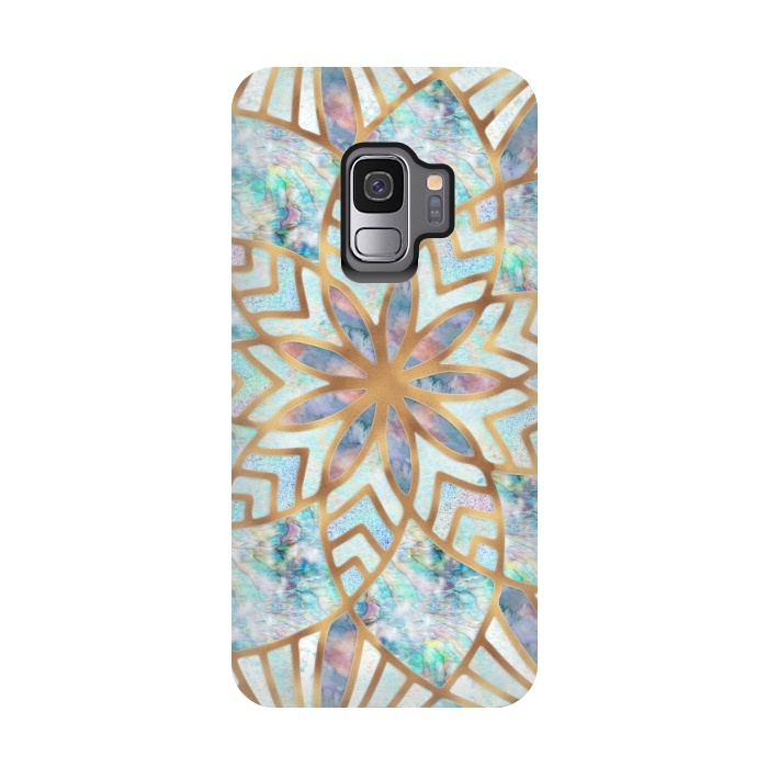 Galaxy S9 StrongFit Mother of Pearl Mandala by  Utart