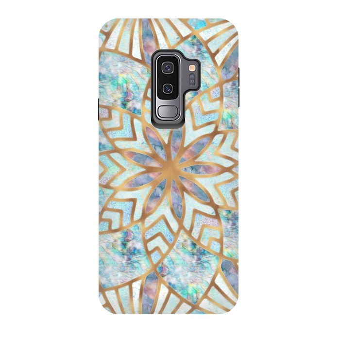 Galaxy S9 plus StrongFit Mother of Pearl Mandala by  Utart