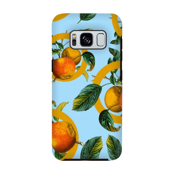 Galaxy S8 StrongFit Vintage Fruit Pattern II by Burcu Korkmazyurek