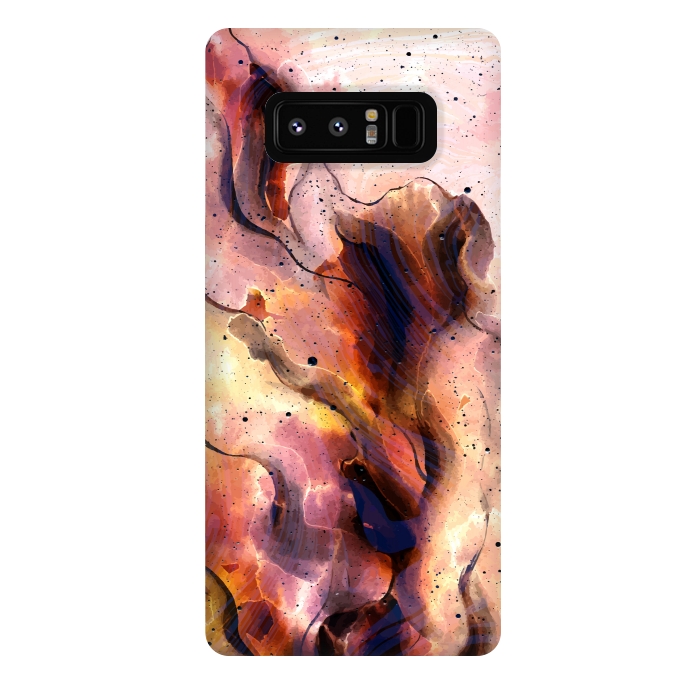 Galaxy Note 8 StrongFit Burning Waves by Creativeaxle