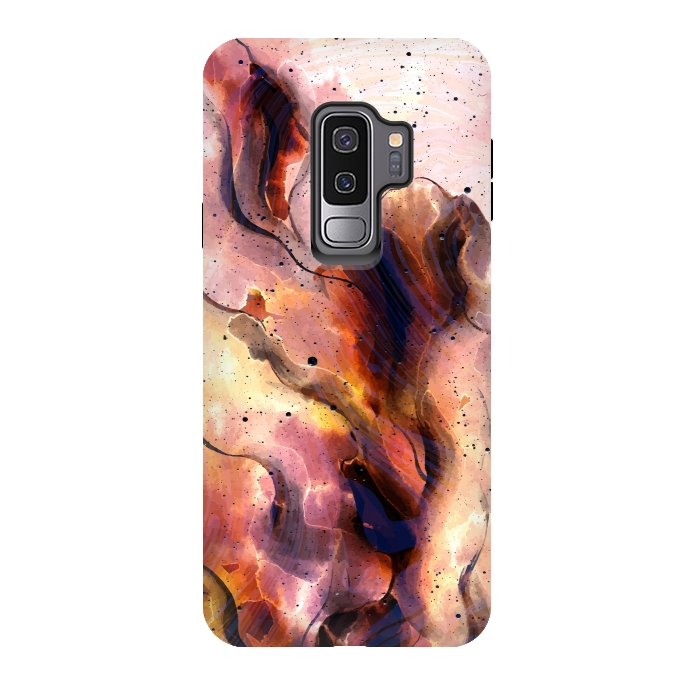 Galaxy S9 plus StrongFit Burning Waves by Creativeaxle