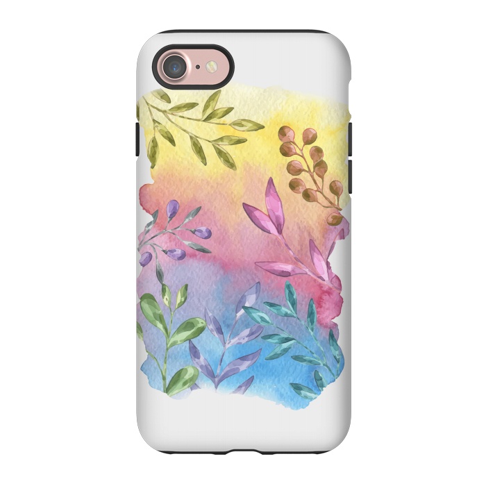 iPhone 7 StrongFit Shades of Leaves by Creativeaxle