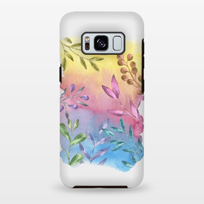 Galaxy S8 plus StrongFit Shades of Leaves by Creativeaxle