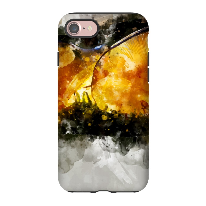 iPhone 7 StrongFit Forest Yellow Mushroom by Creativeaxle