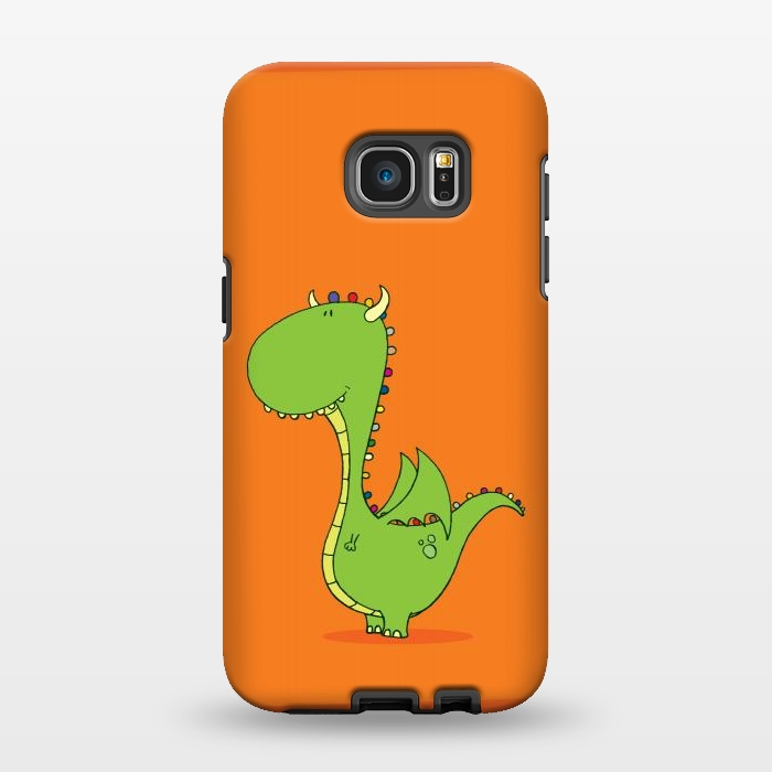 Galaxy S7 EDGE StrongFit MOMMY'S LITTLE DRAGON! by Mangulica