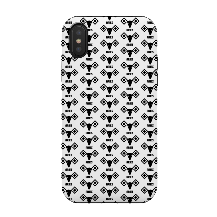 iPhone Xs / X StrongFit aries astrology pattern by TMSarts