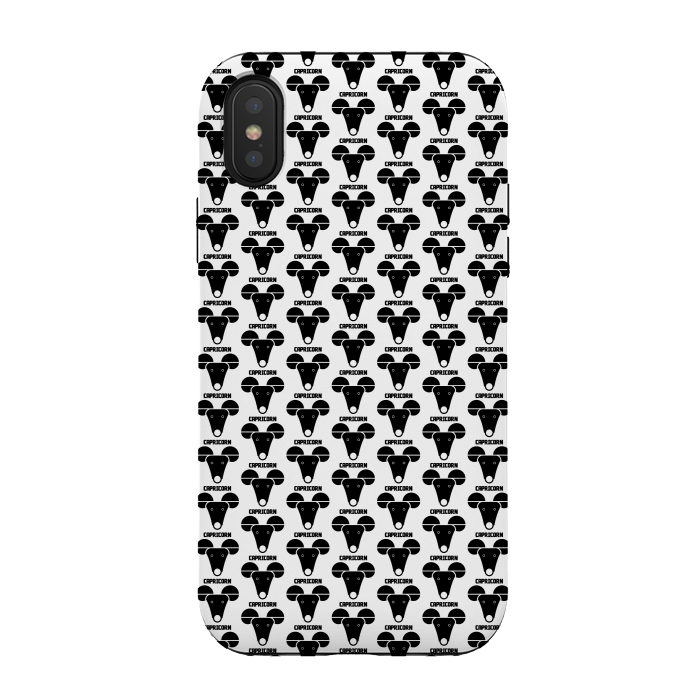 iPhone Xs / X StrongFit capricorn astrology pattern by TMSarts