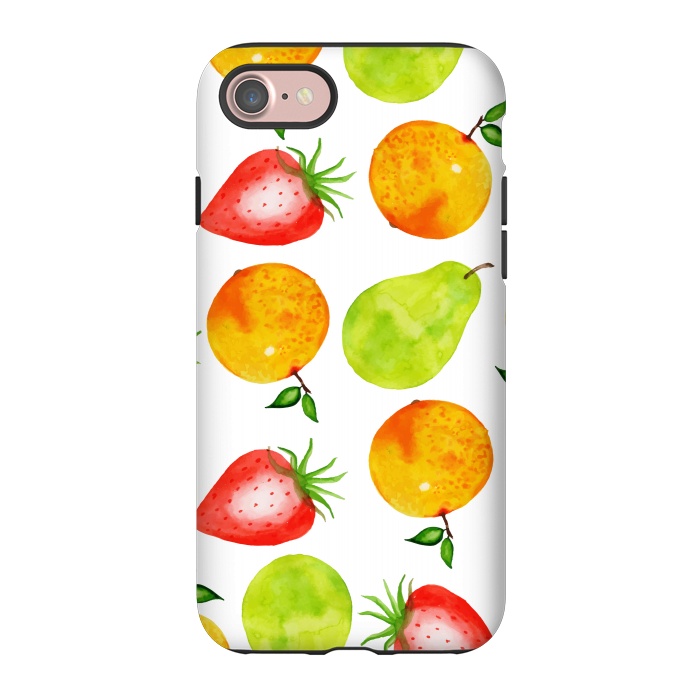 iPhone 7 StrongFit Watercolor Summer Fruits by Bledi