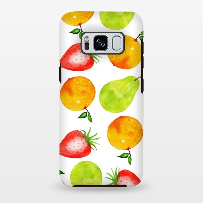 Galaxy S8 plus StrongFit Watercolor Summer Fruits by Bledi