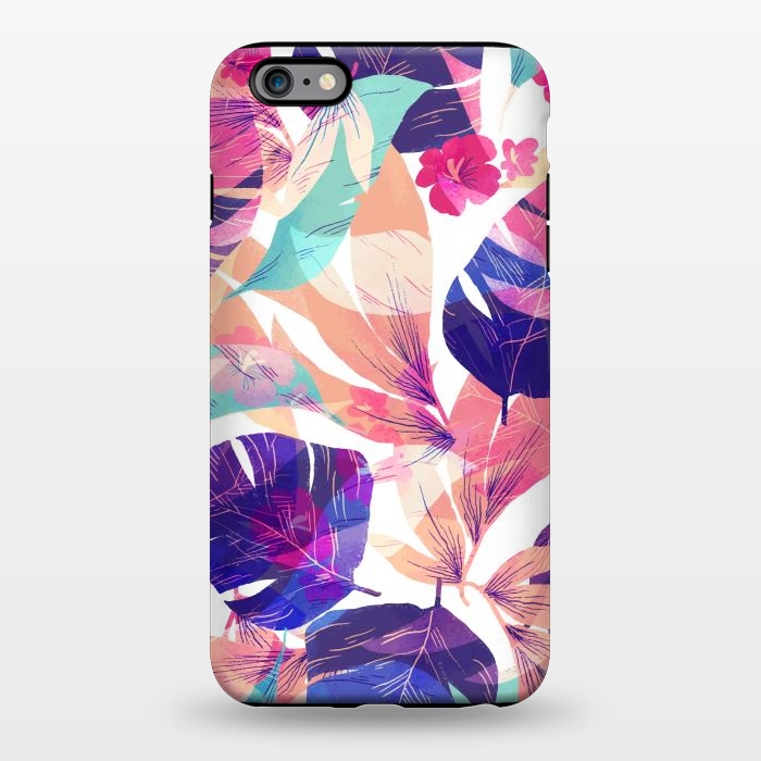 iPhone 6/6s plus StrongFit Watercolor summer flowers by Bledi