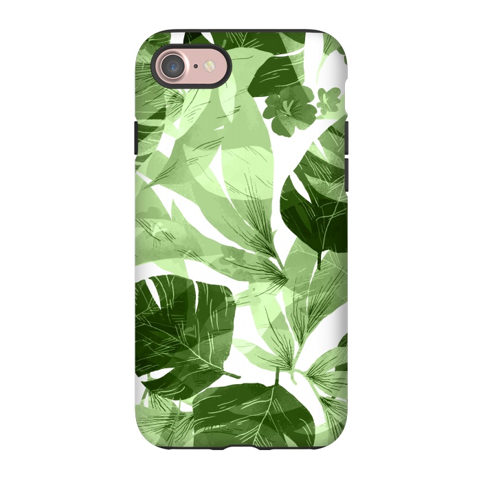 iPhone 7 StrongFit Watercolor summer flowers 7 by Bledi