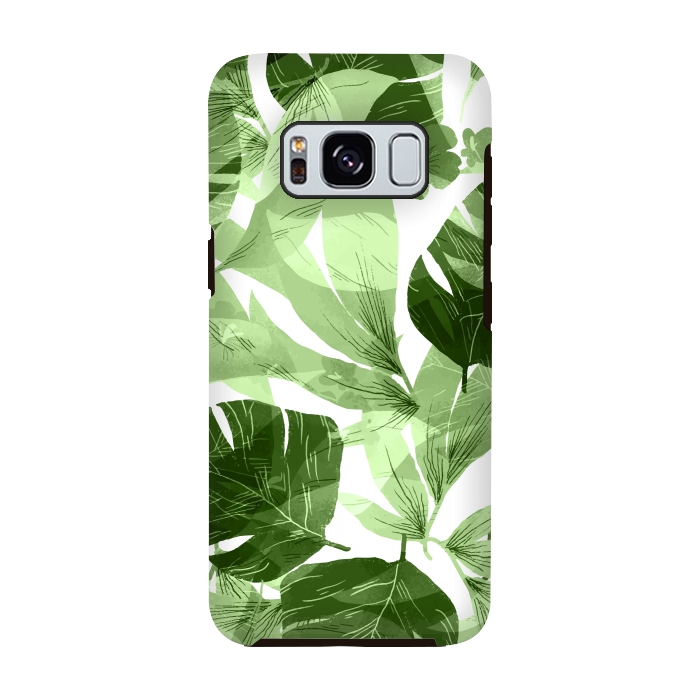Galaxy S8 StrongFit Watercolor summer flowers 7 by Bledi