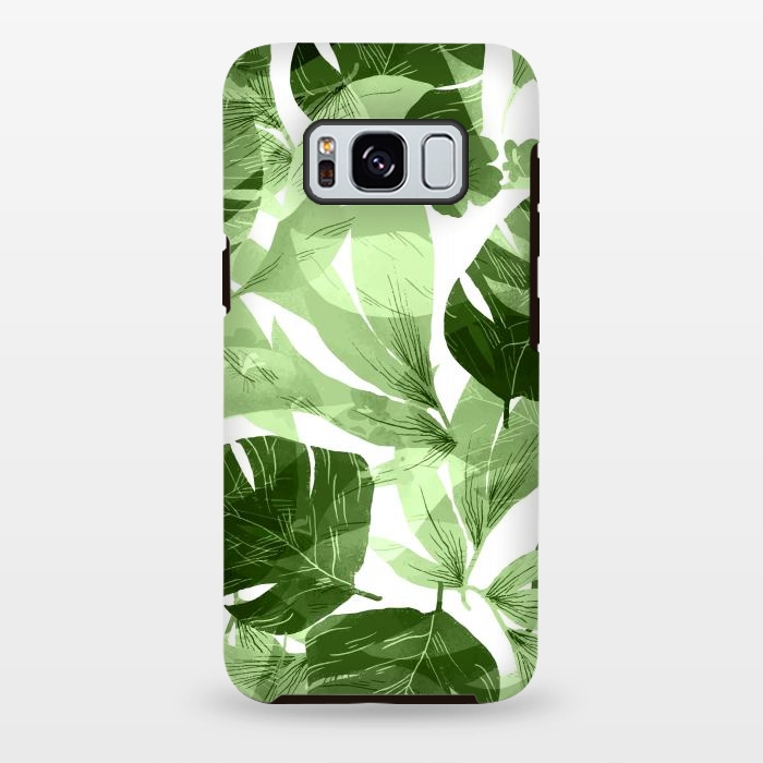 Galaxy S8 plus StrongFit Watercolor summer flowers 7 by Bledi