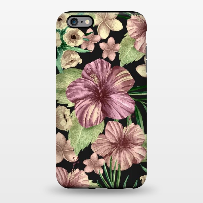 iPhone 6/6s plus StrongFit Watercolor summer flowers 15 by Bledi