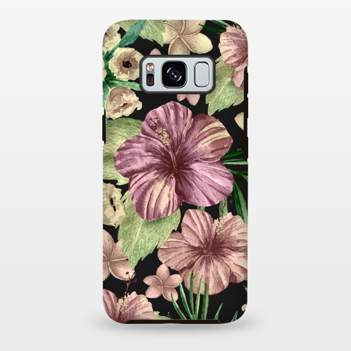 Galaxy S8 plus StrongFit Watercolor summer flowers 15 by Bledi