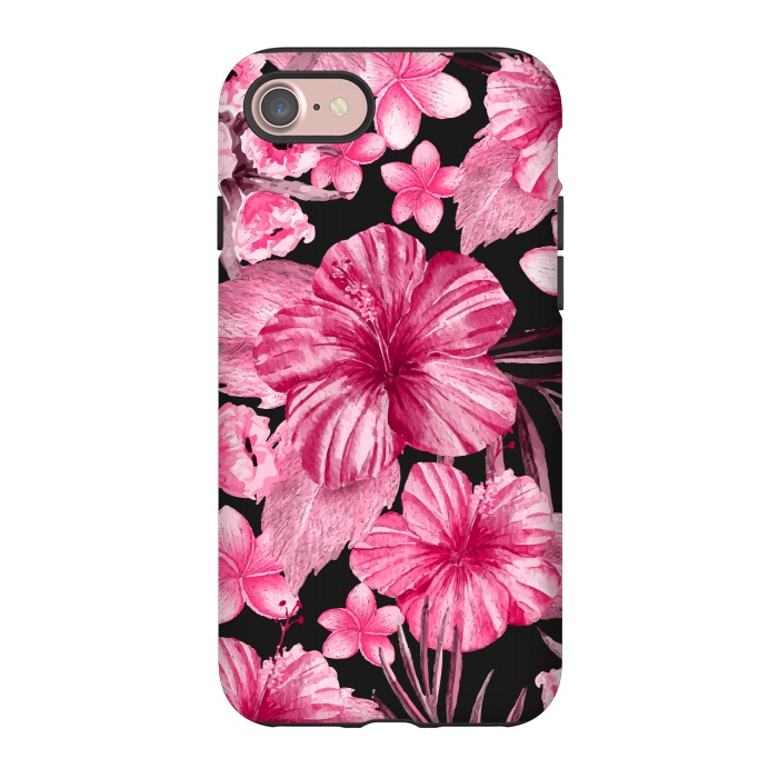 iPhone 7 StrongFit Watercolor summer flowers 16 by Bledi