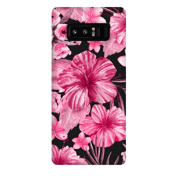 Galaxy Note 8 StrongFit Watercolor summer flowers 16 by Bledi