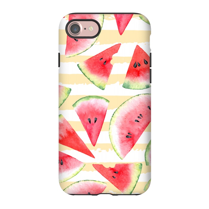 iPhone 7 StrongFit Watercolour Watermelon by Bledi