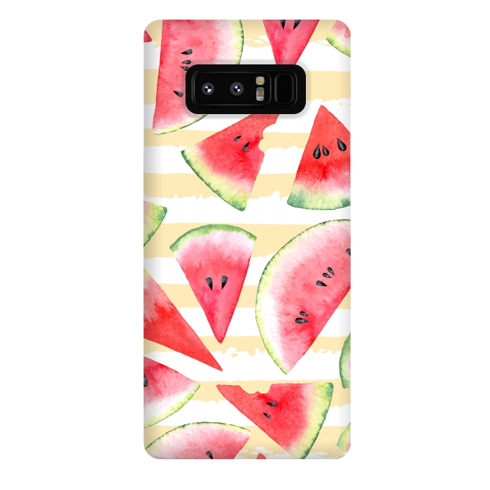 Galaxy Note 8 StrongFit Watercolour Watermelon by Bledi