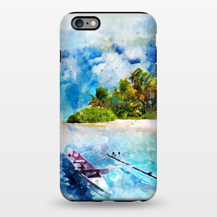 iPhone 6/6s plus StrongFit Boat at Island by Creativeaxle