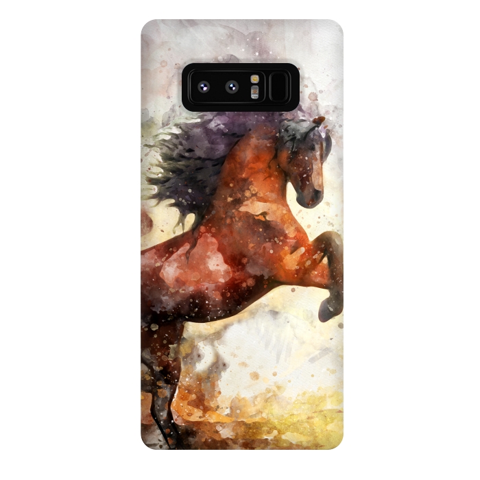 Galaxy Note 8 StrongFit Excited Horse by Creativeaxle
