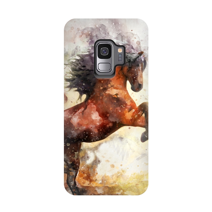 Galaxy S9 StrongFit Excited Horse by Creativeaxle