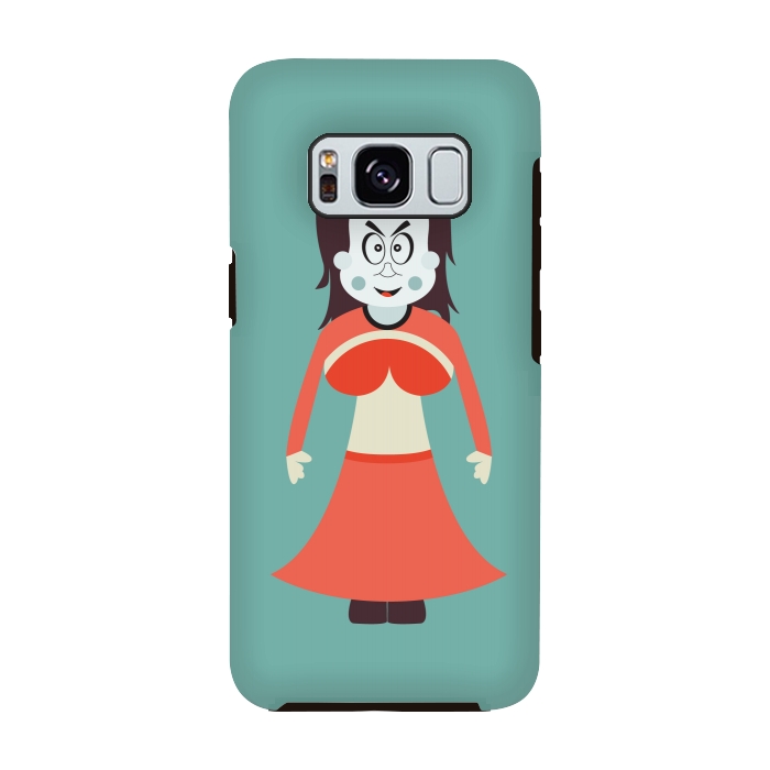 Galaxy S8 StrongFit old woman cartoon by TMSarts