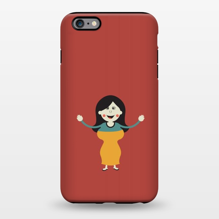 iPhone 6/6s plus StrongFit happy old lady by TMSarts