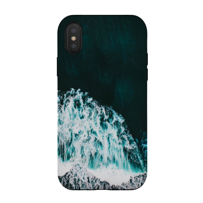 iPhone Xs / X StrongFit WaVes Land by Joanna Vog