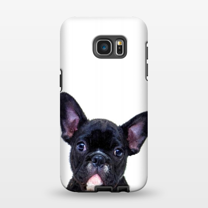Galaxy S7 EDGE StrongFit French Bulldog Portrait by Alemi