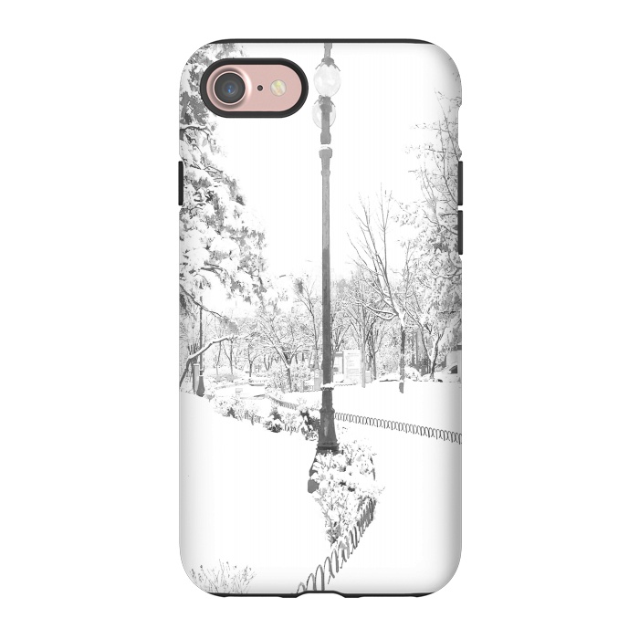 iPhone 7 StrongFit Winter Snow City by Alemi