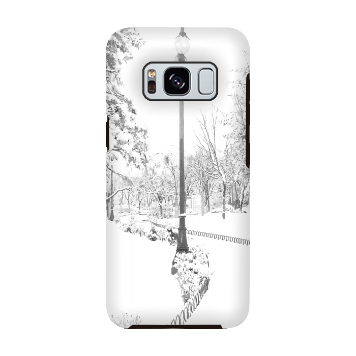Galaxy S8 StrongFit Winter Snow City by Alemi