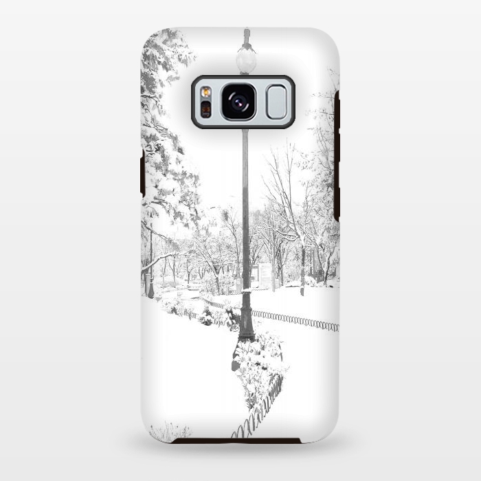 Galaxy S8 plus StrongFit Winter Snow City by Alemi