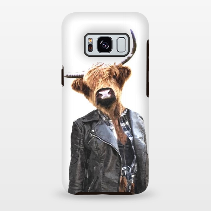 Galaxy S8 plus StrongFit Cow Girl by Alemi