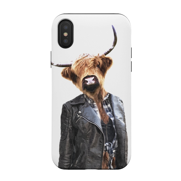 iPhone Xs / X StrongFit Cow Girl by Alemi