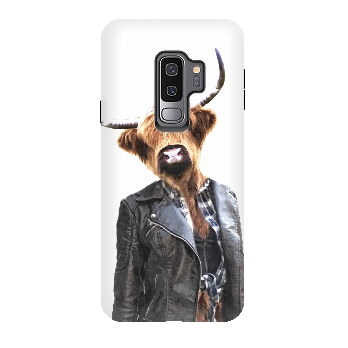 Galaxy S9 plus StrongFit Cow Girl by Alemi