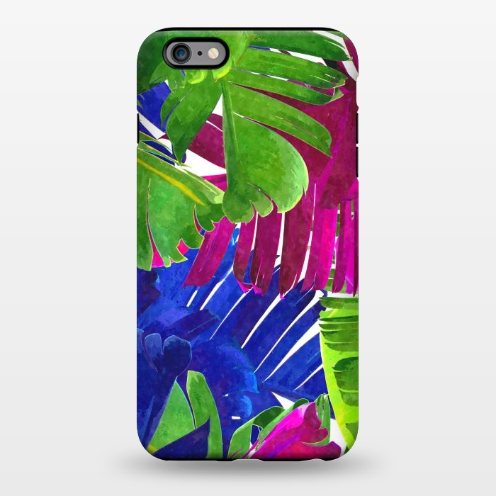 iPhone 6/6s plus StrongFit Colorful Tropica Leaves by Alemi
