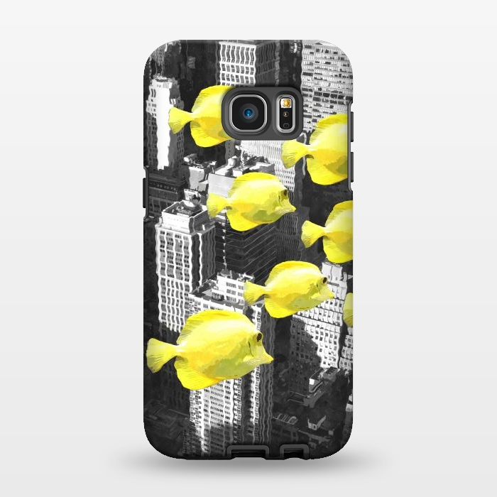 Galaxy S7 EDGE StrongFit Fish in New York City by Alemi