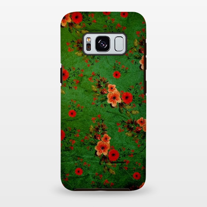 Galaxy S8 plus StrongFit Vintage Flowers by Rossy Villarreal