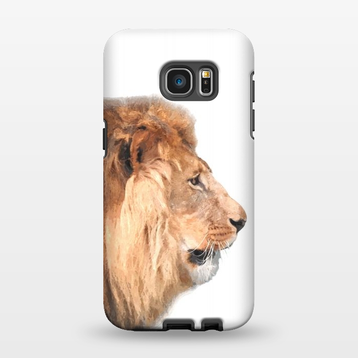 Galaxy S7 EDGE StrongFit Lion Profile by Alemi