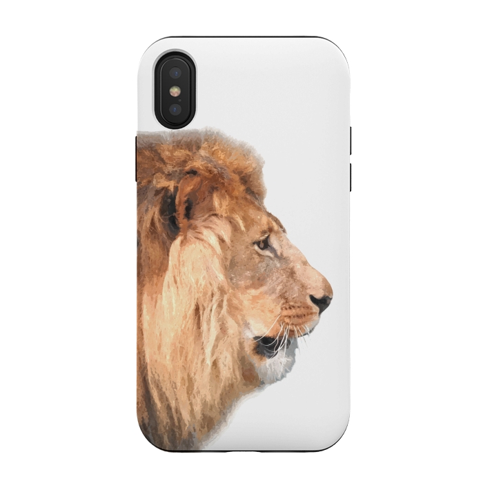 iPhone Xs / X StrongFit Lion Profile by Alemi