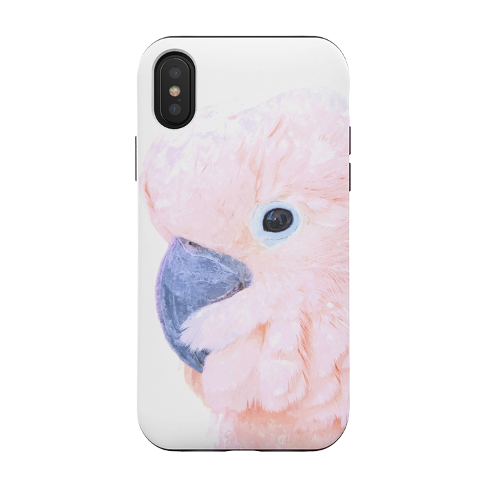 iPhone Xs / X StrongFit Pink Cockatoo by Alemi
