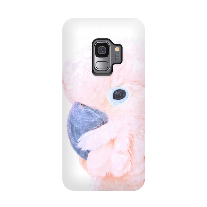 Galaxy S9 StrongFit Pink Cockatoo by Alemi