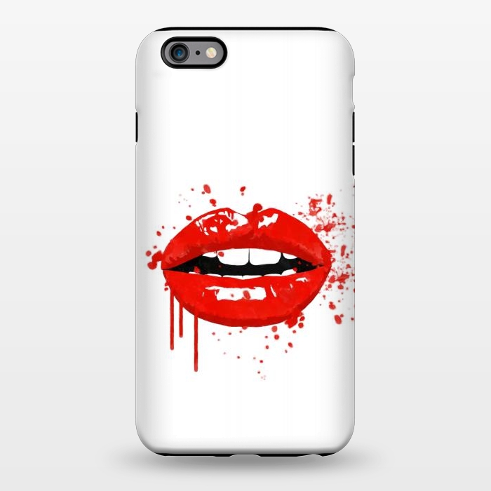iPhone 6/6s plus StrongFit Red Lips Illustration by Alemi