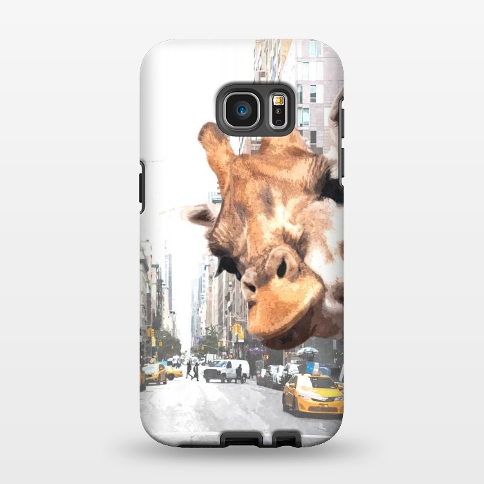 Galaxy S7 EDGE StrongFit Selfie Giraffe in NYC by Alemi