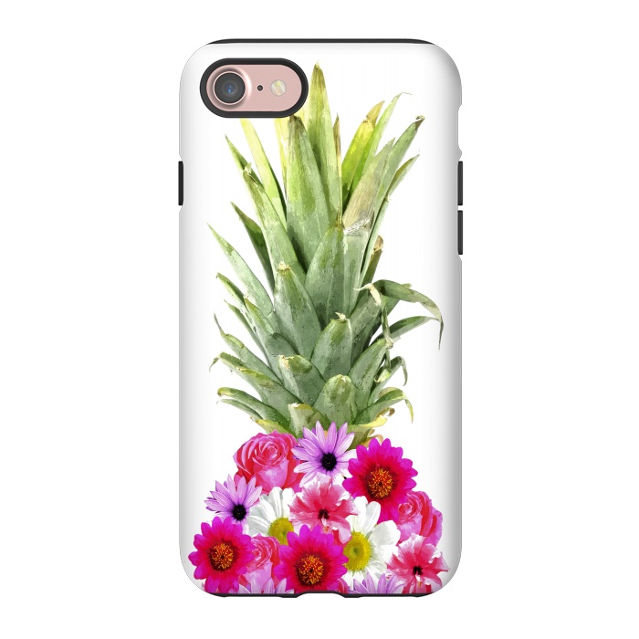 iPhone 7 StrongFit Pineapple Flowers by Alemi